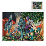 Wooden Jigsaw Puzzle with box - Mushroom Forest
