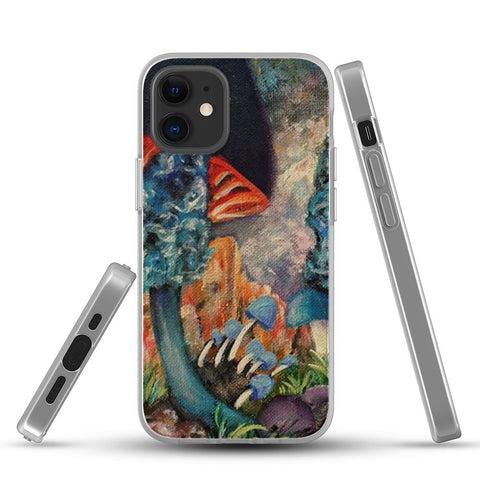 iPhone Flexi Case (options for 7 and newer) - Mushroom Forest