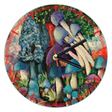 Wall Clock (30cm diameter) - Mushroom Forest