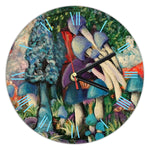 Wall Clock (30cm diameter) - Mushroom Forest