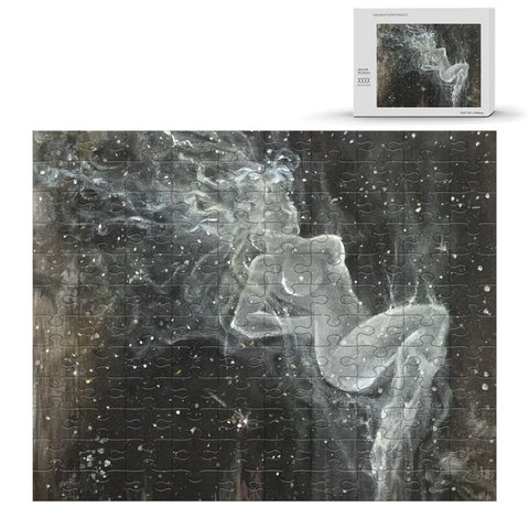Wooden Jigsaw Puzzle with box - Smoke in the Night