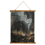Wood Topped Tapestry - Smoke in the Night