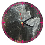 Wall Clock (30cm diameter) - Smoke in the Night