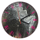 Wall Clock (30cm diameter) - Smoke in the Night