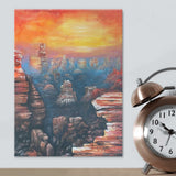 Canvas Print - Rectangular (Small) - In the Crimson Twilight