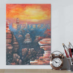 Canvas Print - Rectangular (Small) - In the Crimson Twilight