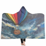 Hooded Blanket with sherpa fleece - Tides of Change