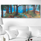 Panoramic Art Print on Canvas - Before the Storm
