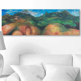 Panoramic Art Print on Canvas - Strong as a Mountain