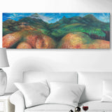 Panoramic Art Print on Canvas - Strong as a Mountain