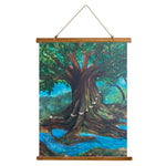 Wood Topped Tapestry - Mother Tree