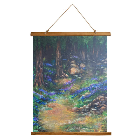 Wood Topped Tapestry - Paper Phlox Dreams