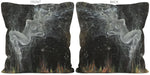 Art Print Pillow - Smoke in the Night
