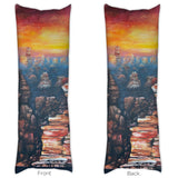 Art Print Body Pillow - Crimson Twilight