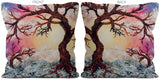 Art Print Pillow - Sunset in Snow