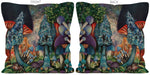Art Print Pillow - Mushroom Forest