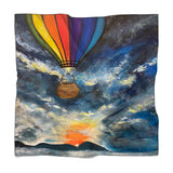 Poly Chiffon Scarf - Tides of Change