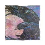 Poly Chiffon Scarf - Raven