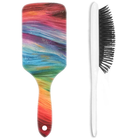 Hair Brush Paddle - Hair of Many Colors