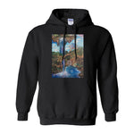 Unisex Pullover Hoodie - Purple Waterfall
