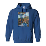 Unisex Pullover Hoodie - Purple Waterfall