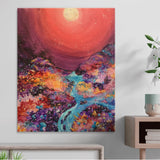Canvas Print - Rectangular (Large) - Crystal Planet