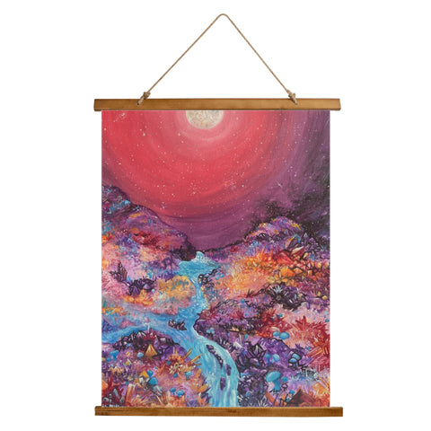 Wood Topped Tapestry - Crystal Planet