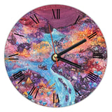 Wall Clock (30cm diameter) - Crystal Planet