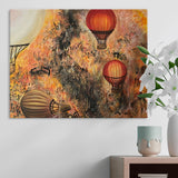 Canvas Print - Rectangular (Large) - Trying to Escape the Fire