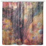 Shower Curtain - Chaotic Visions of Tomorrow