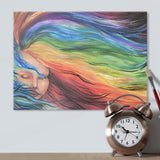 Canvas Print - Rectangular (Small) - Hair of Many Colors 2