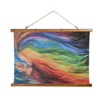 Wood Topped Tapestry - Hair of Many Colors 2