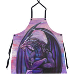 Apron - Purple Grumpy Dragon