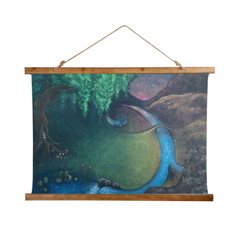 Wood Topped Tapestry - The Willow